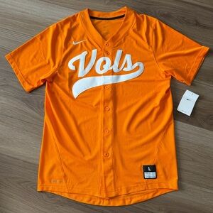 Tennessee Volunteers Vols Orange Nike Baseball Jersey